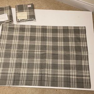 Faux Roman shade valances